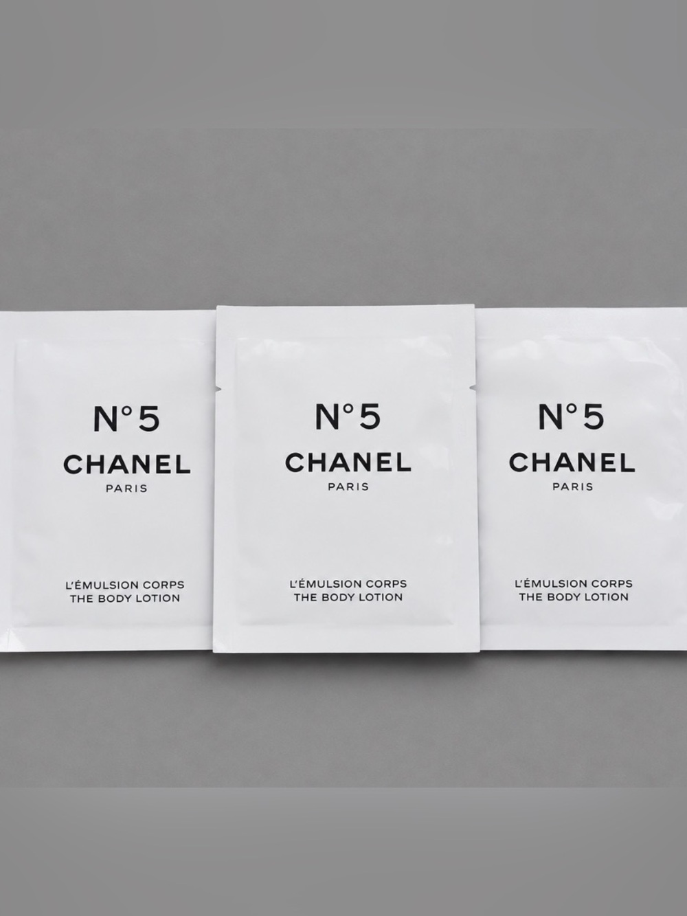CHANEL No. 5 Body Lotion Samples 3 Pack 6ml Each